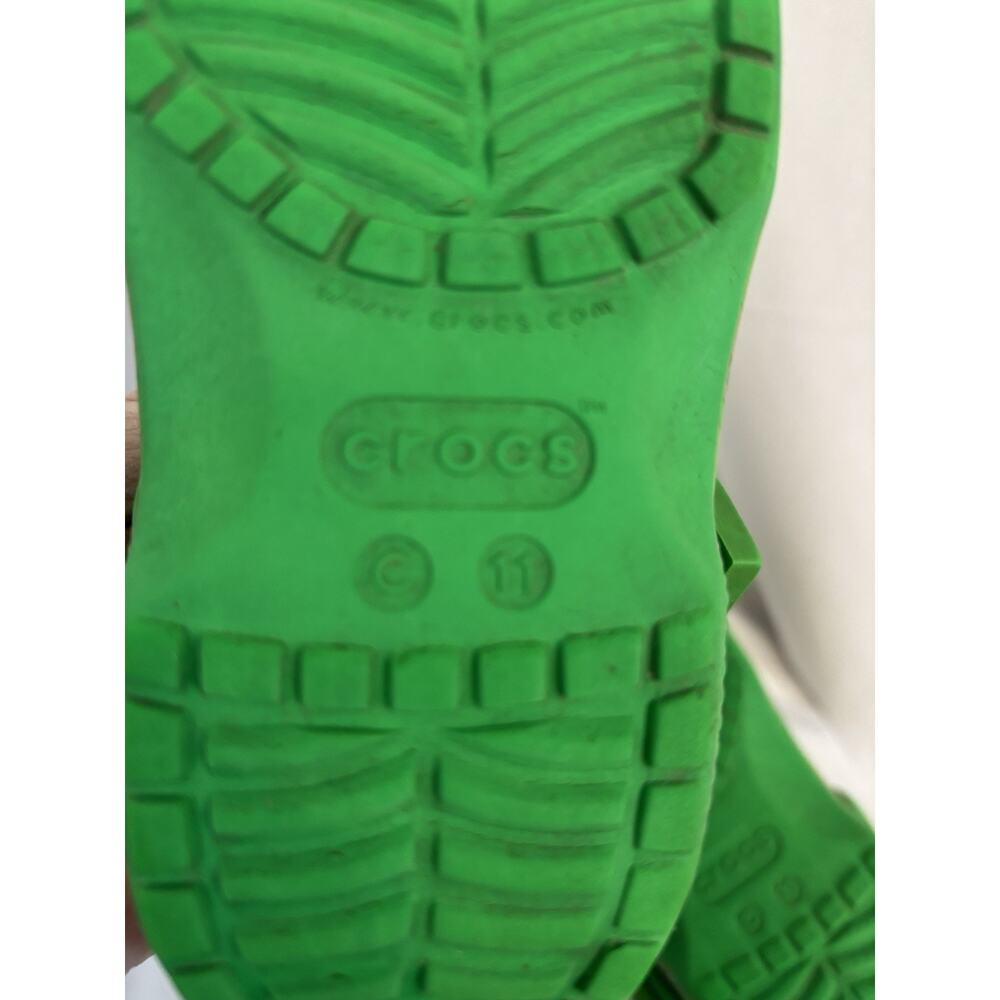 Minecraft Crocs Classic Clog Green Gamer Shoes w/Jibbitz Charms - Size 11 - Picture 7 of 7